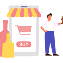 پیش‌نمایش فایل boy-buying-wine-online-8157900 از پک شراب