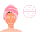 پیش‌نمایش فایل girl-applied-a-beauty-mask-on-her-face-8121886 از پک مراقبت از پوست