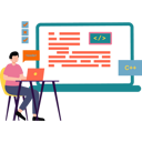 پیش‌نمایش فایل boy-working-on-web-designing-8121753 از پک تیم‌های محصول