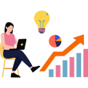 پیش‌نمایش فایل girl-working-on-graph-8121742 از پک تیم‌های محصول