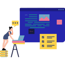 پیش‌نمایش فایل girl-working-on-product-coding-8121738 از پک تیم‌های محصول