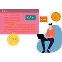 پیش‌نمایش فایل man-working-on-coding-software-8121754 از پک تیم‌های محصول