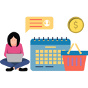 پیش‌نمایش فایل girl-doing-online-shopping-8157326 از پک رسانه‌های اجتماعی