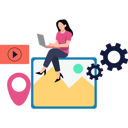 پیش‌نمایش فایل girl-working-on-social-media-content-using-laptop-8157335 از پک رسانه‌های اجتماعی