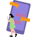 پیش‌نمایش فایل woman-doing-mobile-chat-8157997 از پک کار و سرگرمی‌ها
