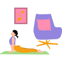 پیش‌نمایش فایل woman-doing-workout-at-home-8158000 از پک کار و سرگرمی‌ها
