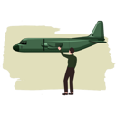پیش‌نمایش فایل boy-waving-at-a-military-plane-8226851 از پک سلاح‌ها و جنگ