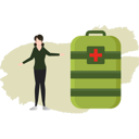 پیش‌نمایش فایل girl-looking-at-the-medical-kit-8226883 از پک سلاح‌ها و جنگ