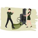 پیش‌نمایش فایل man-explaining-about-gun-to-girl-8226852 از پک سلاح‌ها و جنگ