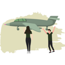 پیش‌نمایش فایل military-couple-happy-to-see-military-plane-8226869 از پک سلاح‌ها و جنگ