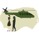 پیش‌نمایش فایل military-man-and-girl-walking-near-military-helicopter-8226892 از پک سلاح‌ها و جنگ