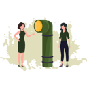 پیش‌نمایش فایل two-girls-look-into-the-spyglass-8226891 از پک سلاح‌ها و جنگ