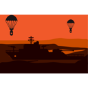 پیش‌نمایش فایل parachute-missiles-are-on-the-boat-8239877 از پک جنگ جهانی