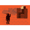 پیش‌نمایش فایل soldier-standing-with-gun-8239876 از پک جنگ جهانی