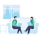 پیش‌نمایش فایل boy-and-girl-using-their-laptops-8202549 از پک فعالیت آنلاین