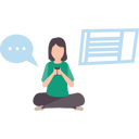 پیش‌نمایش فایل girl-is-chatting-on-mobile-phone-8202503 از پک فعالیت آنلاین