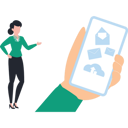 پیش‌نمایش فایل girl-is-sending-mail-on-mobile-8202517 از پک فعالیت آنلاین