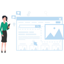 پیش‌نمایش فایل girl-working-on-web-page-feedback-8202518 از پک فعالیت آنلاین