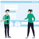 پیش‌نمایش فایل man-giving-presentation-8202543 از پک فعالیت آنلاین