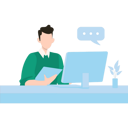 پیش‌نمایش فایل the-boy-is-chatting-on-the-monitor-8202539 از پک فعالیت آنلاین