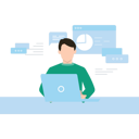 پیش‌نمایش فایل the-boy-is-working-on-the-web-page-8202540 از پک فعالیت آنلاین