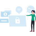 پیش‌نمایش فایل the-girl-is-looking-at-the-dollar-security-8202508 از پک فعالیت آنلاین