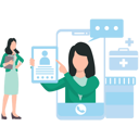 پیش‌نمایش فایل the-girl-is-talking-to-the-doctor-online-8202498 از پک فعالیت آنلاین