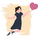 پیش‌نمایش فایل the-girl-is-flying-a-balloon-8202367 از پک آزادی