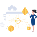 پیش‌نمایش فایل girl-is-working-on-nft-connectivity-8202792 از پک ان‌اف‌تی (توکن غیرمثلی)
