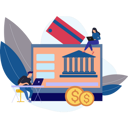 پیش‌نمایش فایل boy-and-girl-working-on-online-banking-8274001 از پک بانکداری