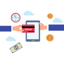 پیش‌نمایش فایل boy-paying-payment-using-card-8274021 از پک بانکداری
