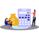 پیش‌نمایش فایل girl-doing-financial-calculation-8274009 از پک بانکداری