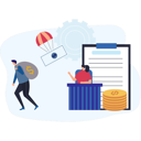 پیش‌نمایش فایل man-taking-money-from-the-bank-8274030 از پک بانکداری