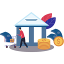 پیش‌نمایش فایل man-withdrawing-money-from-the-bank-8274033 از پک بانکداری