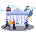 پیش‌نمایش فایل people-save-money-in-bank-8274046 از پک بانکداری