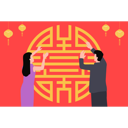 پیش‌نمایش فایل boy-and-girl-are-decorating-the-new-year-festival-8274279 از پک سال نو چینی