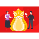 پیش‌نمایش فایل boy-and-girl-stand-near-dragon-8274318 از پک سال نو چینی