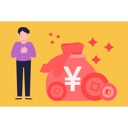پیش‌نمایش فایل boy-standing-next-to-bag-of-money-8274340 از پک سال نو چینی