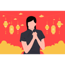 پیش‌نمایش فایل chinese-girl-celebrating-new-year-8274315 از پک سال نو چینی