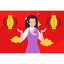 پیش‌نمایش فایل chinese-girl-celebrating-new-year-8274358 از پک سال نو چینی
