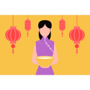 پیش‌نمایش فایل chinese-girl-holding-bowl-of-food-8274342 از پک سال نو چینی