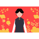 پیش‌نمایش فایل chinese-girl-standing-8274273 از پک سال نو چینی