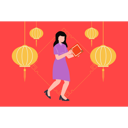 پیش‌نمایش فایل chinese-girl-standing-8274282 از پک سال نو چینی