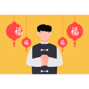 پیش‌نمایش فایل chinese-man-standing-8274338 از پک سال نو چینی