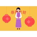 پیش‌نمایش فایل chinese-woman-standing-8274276 از پک سال نو چینی