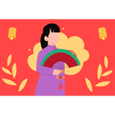 پیش‌نمایش فایل girl-holding-chinese-fan-8274300 از پک سال نو چینی