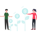 پیش‌نمایش فایل boy-and-girl-looking-at-dollar-plants-8250167 از پک بورس