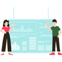 پیش‌نمایش فایل boy-and-girl-talking-about-stock-marketing-8250144 از پک بورس
