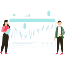 پیش‌نمایش فایل boy-and-girl-working-on-analytics-8250196 از پک بورس