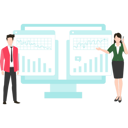پیش‌نمایش فایل boy-and-girl-working-on-graph-analysis-8250139 از پک بورس